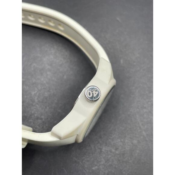 40NINE Primary Hand White Silicone Quartz Watch Multi-Color Hands 36MM main image 10